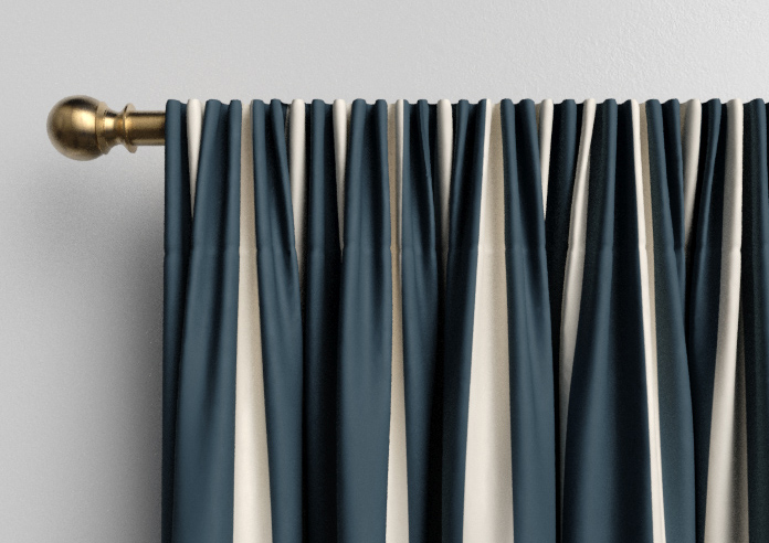 The British Stripe Co. Henry, Polzeath No.1 - Made to Measure Curtains - Image 9